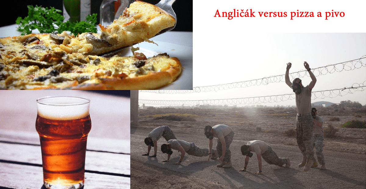 Angličáky vs. kousek pizzy: zjistěte kolik musíte udělat angličáků, abyste napravili své dietní chyby
