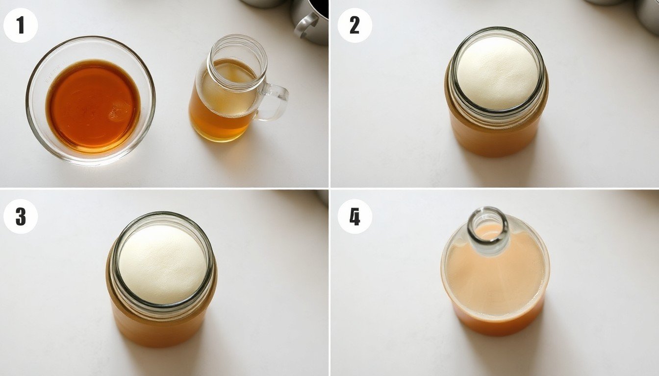 Jak si připravit kombuchu doma - průvodce krok za krokem