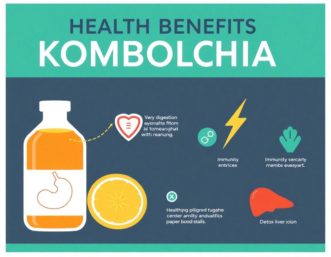 Zdravotní přínosy kombuchy - trávení, imunita, energie a detoxikace